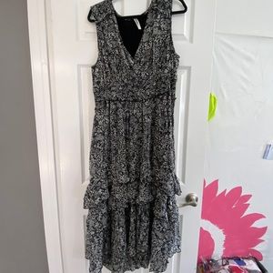 Anthropologie Marcella Tiered MIDI Dress